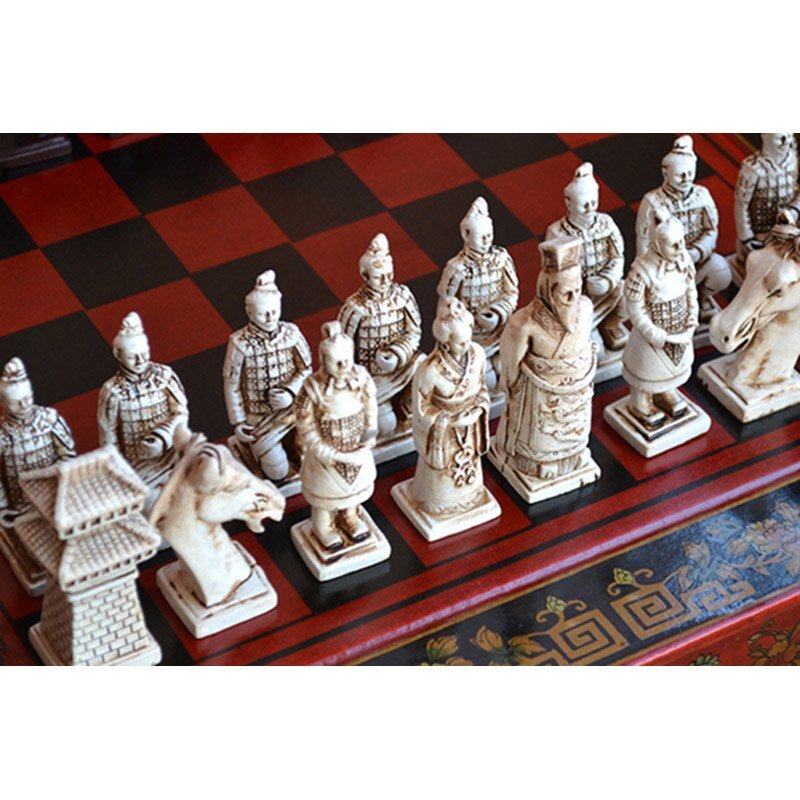 Classic-Chinese-Terracotta-Warriors-Retro-Chess-Wooden-Chessboard-Carving-Teenager-Adult-Board-Game-Puzzle-Birthday-Gift