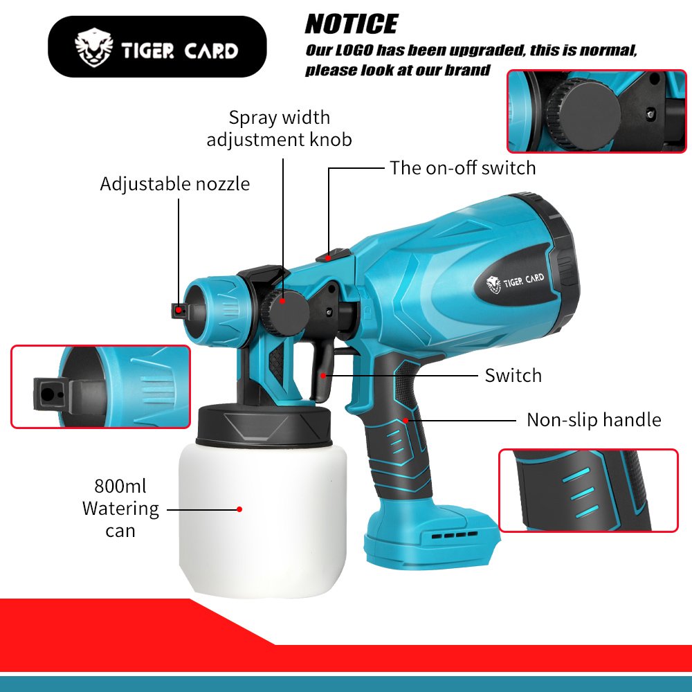 Cordless-Electric-Spray-Gun-800ML-HVLP-Home-Paint-Sprayer-Flow-Control-Airbrush-Easy-Spraying-Clean-For