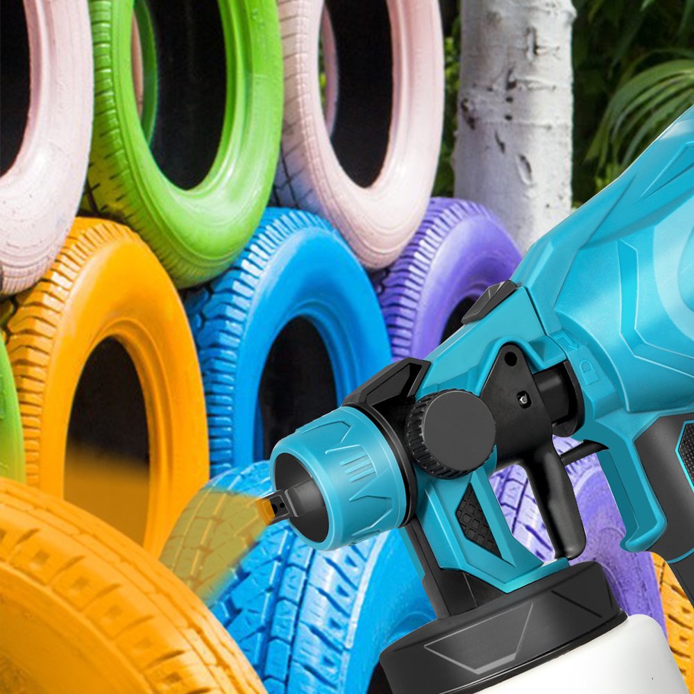 Cordless-Electric-Spray-Gun-800ML-HVLP-Home-Paint-Sprayer-Flow-Control-Airbrush-Easy-Spraying-Clean-For