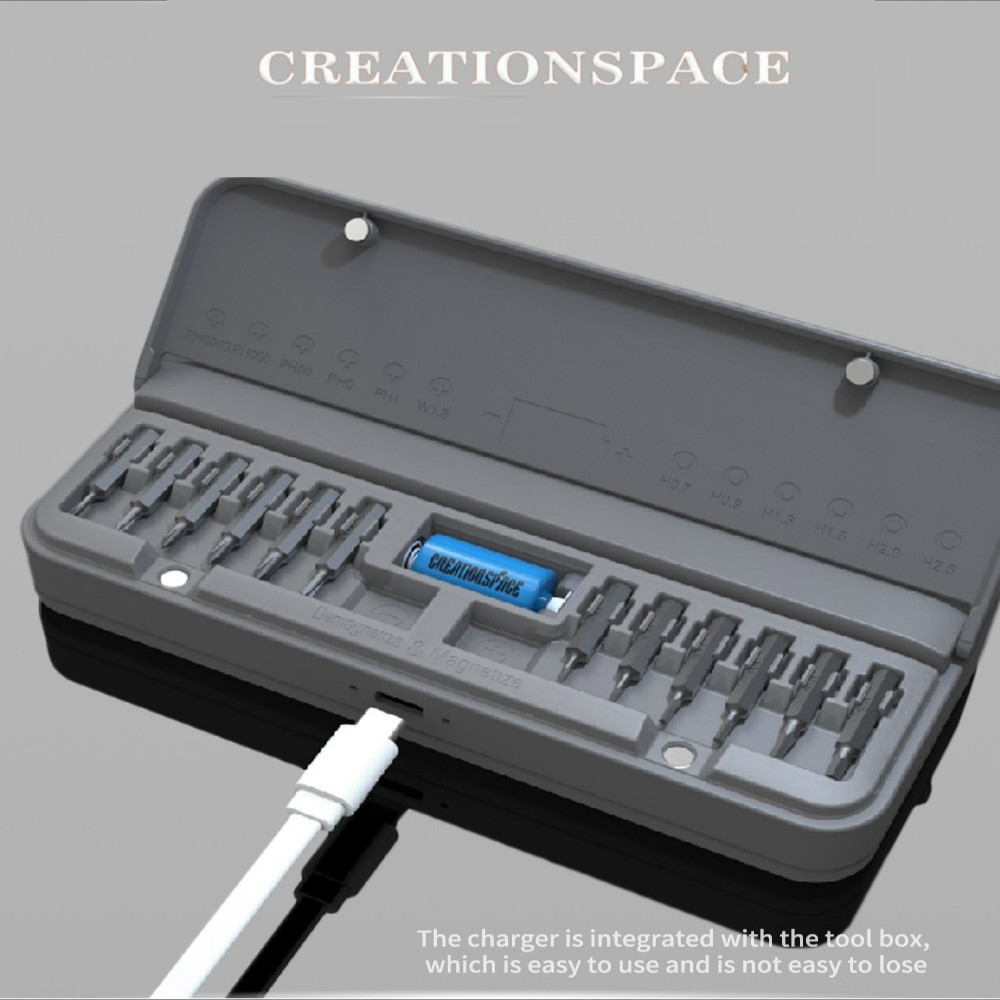 CreationSpace-CS0603A-Mini-Electrical-Screwdriver-Set-USB-Rechargeable-Screwdrivers-Repairing-Tools-Set