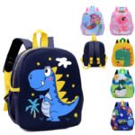 ZRE-AEKDBAG Cute Cartoon Kids SchoolBags Trendy Waterproof Backpack Waterproof Kindergarten Primary School Bookbag Student Backpack