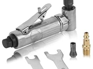 ZRE-AEPNETLS Die Grinders Air Die Grinder, Industrial 90° Right Angle Air Angle Die Grinder Pneumatic Grinding Machine 3 to 6mm