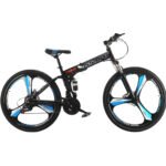 ZRE-AECYCL Folding Bicycle Variable Speed Mountain Bike Anti Slip And Wear-Resistant Secure Strong Load-Bearing Capacity Riding Comfort