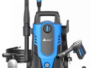 ZRE-PRWSHR High Pressure Car Washer 220V Car Washing Machine 105bar Car Wash Pump 1400W with Water Gun Foam Lance 5m Hose Pressure Cleaner