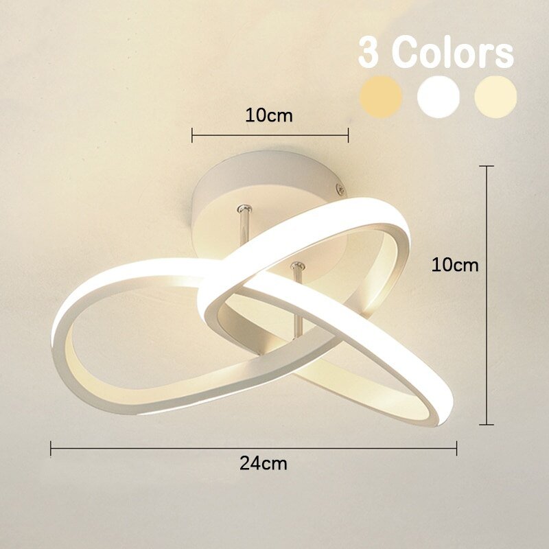 Household-LED-Chandelier-Three-Colors-Lamp-Modern-Style-Ceiling-Lamp-Bedroom-Light-Surface-Installation-220v-Dining