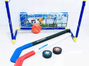 ZRE-AEHCKY Kids Children Winter Ice Hockey Stick Training Tools Plastic Golf Football Soccer Goal Removable Mini Football Set