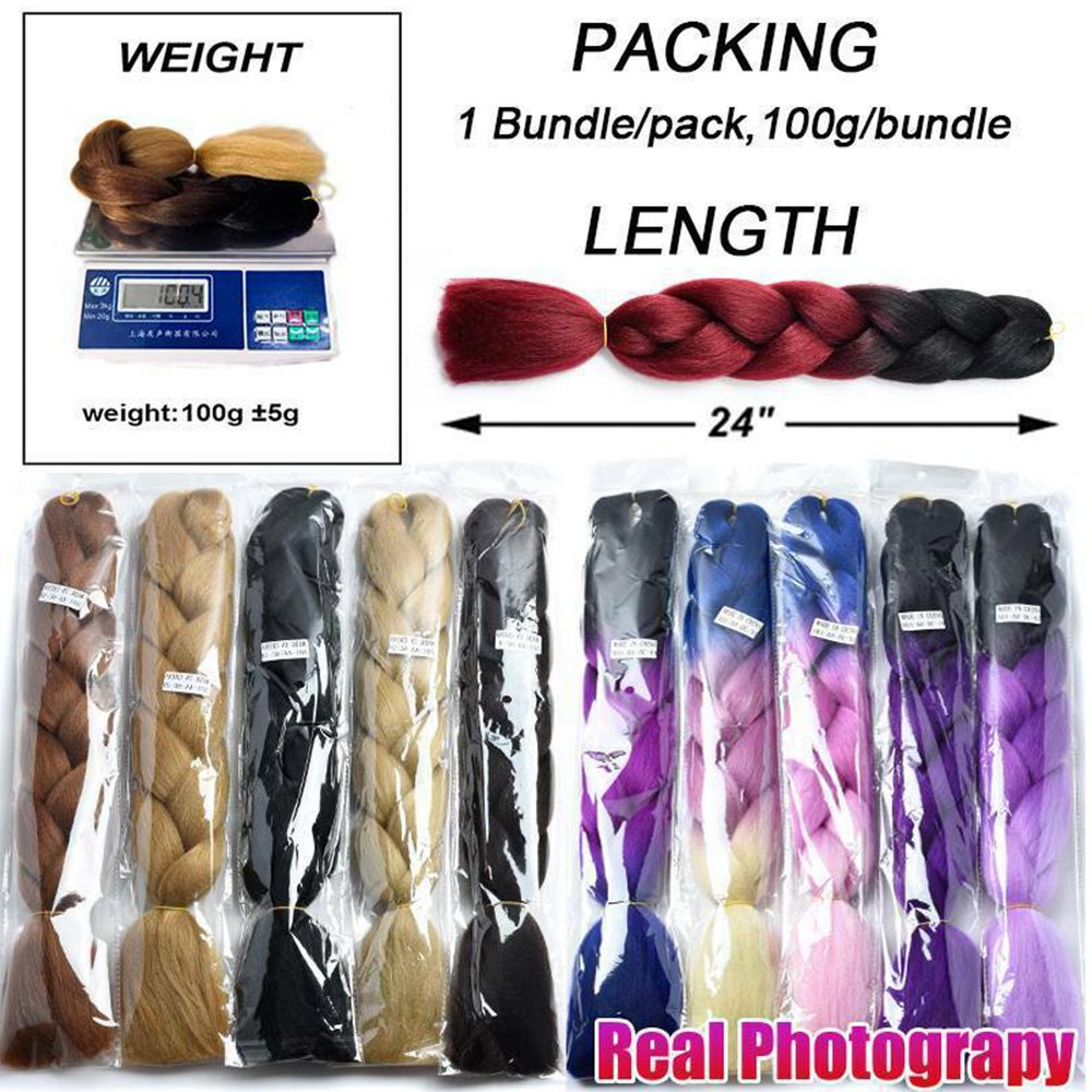 Lihui-3packs-24inch-Jumbo-Braids-Hair-Synthetic-Braiding-Hair-Ombre-Braiding-Hair-ExtensionsBlack-Brown-Blonde-Pink