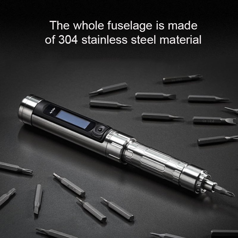 MINIWARE-ES15-intelligent-Motion-Control-Electric-Screwdriver-USB-Chargeable-Cordless-Screwdriver-24pcs-4mm-Bit-Set-LED