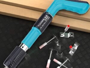 ZRE-AENLGUN Manual mini steel nail gun riveting tool for household wall fasteners metal processing rivet pulling gun ceiling wall slotting