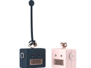 ZRE-AEBTSPKR Mini Cute Cartoon Robot Bluetooth Speaker Convenient Portable Subwoofer Wireless Small Speaker High Volume Caixa De Som Para Pc