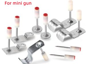 ZRE-AENLGUN Mini Gun Nail Ceiling Nail 25MM Round Cap Fire Nail 16 20 25 Pipe Clip