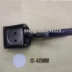 ZRE-AEPNCH NEW Hand Held Manual Round 37mm 1-1/2" (Actual Cutting Size 48MM) Paper Graphic Punch Die Cutter for Pro Button Maker