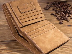 ZRE-AEKDWLT New Men Wallets Credit Card/ID Holder Vintage Brand Male Wallet High Quality PU Leather Photo Holder Foldable Short Men Purse