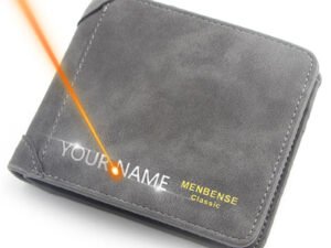 ZRE-AEKDWLT New Short Men Wallets Slim Card Holder Photo Holder Male Name Engraved Wallet Small Classic Zipper Coin Pocket Square Men Purses