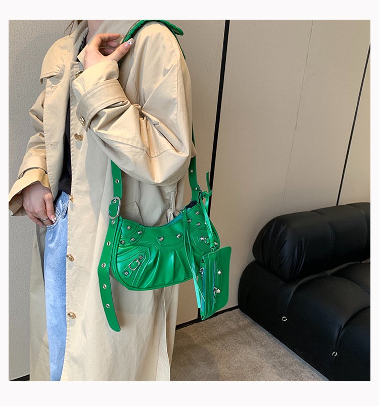 New-Women-s-Bag-Fashionable-and-Westernized-Liuding-Motorcycle-Versatile-Dumpling-Bag-Single-Shoulder-Crossbody-Bag