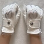 ZRE-AEGLF New golf ladies leather gloves comfortable breathable non-slip wear-resistant golf gloves