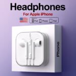 ZRE-AEHPHN Original Headphones For Apple iPhone 14 Pro Max IOS Wired Earphones Bluetooth Pop-Up Mode Universal 3.5mm Stereo Earbud Headset