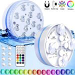 ZRE-UWLIGHT Pool Light Underwater Swimming Pool Lighting 13LEDs Updated Submersible Light IP68 Outdoor Spotlight for Aquarium Fish Tank Pond