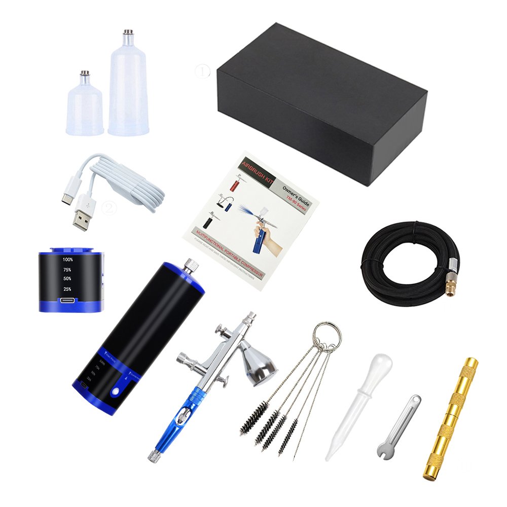 Portable-Airbrush-Kit-Wireless-Air-Brush-with-Compressor-Electrical-Handheld-Spray-Gun-Coloring-Tattoo-Graffiti-Graphic