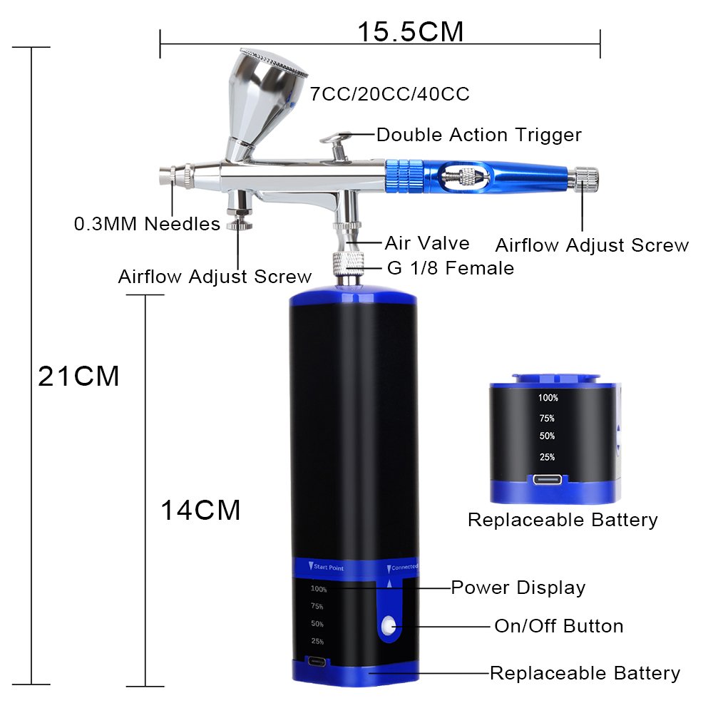 Portable-Airbrush-Kit-Wireless-Air-Brush-with-Compressor-Electrical-Handheld-Spray-Gun-Coloring-Tattoo-Graffiti-Graphic