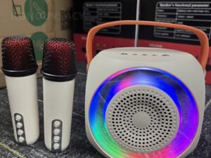 ZRE-AEBTSPKR Portable Family Karaoke Bluetooth Speaker Wireless Microphone Stereo Subwoofer High Volume Caixa De Som Children's Gift Box
