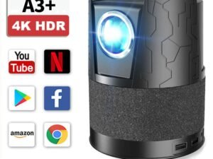 ZRE-AEPRJCTR Portable Projector 4k 8000 Lumens Mini LED Android Wifi Full HD 1080P Projectors with Auto Focus Keystone Correction For Home