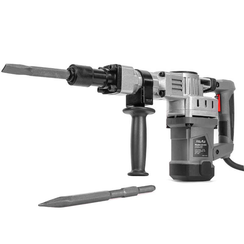 Pro-Series-1400W-1-1-2-Concrete-Breaker-Electric-Jack-Hammer-with-2-Chisel-Bits-Set