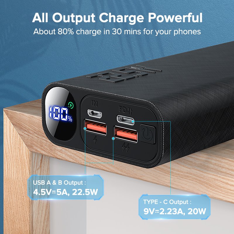 QOOVI-Power-Bank-20000mAh-Portable-PD-20W-Fast-Charging-Poverbank-Mobile-Phone-External-Battery-Powerbank-For