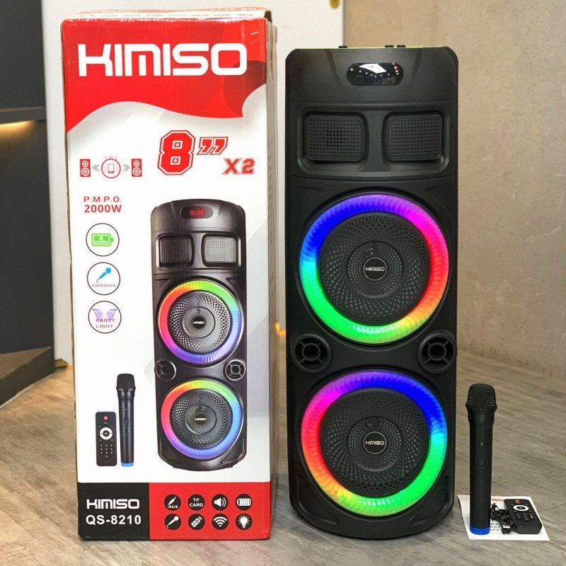 QS-8210-2000W-Peak-High-Power-Multi-Function-Karaoke-Bluetooth-Speaker-Portable-Double-8inch-Horn-PA