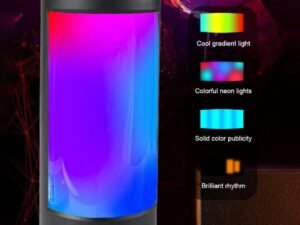 ZRE-AEBTSPKR RYRA Portable Wireless Bluetooth Speaker New Outdoor High Volume Subwoofer Sound Creativity LED Colorful Lights Mini Sound