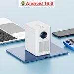 ZRE-AEPRJCTR S30MAX Portable Smart Projector Mini Projector 1080P 9500L Portable Projector Android Projectors with WIFI and Bluetooth Remote