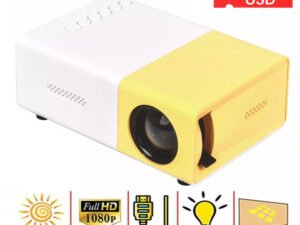 ZRE-AEPRJCTR Salange Mini Projector YG300 Pro LED Supported 1080P Full HD Portable Beamer Audio HDMI USB Video Projetor