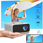 ZRE-AEPRJCTR Salange Mini Projector YT300 LED Smart TV 320*240 Portable Home Theater USB Wire Wifi Wireless Sync Phone Game Beamer 1080P Vide
