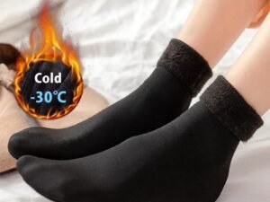 ZRE-AESKIIN Season Fleece Thickened Medium Height Men's and Women's Warm Snow Socks Household Socks Indoor Floor Socks for Women