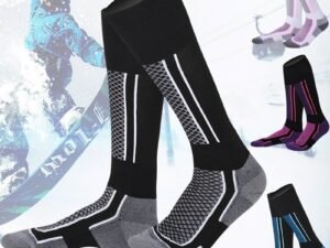 ZRE-AESKIIN Ski Socks Thick Cotton outdoor Sports Snowboard Cycling Skiing Soccer Sock Men Women Sweat absorption High Elastic Thermal socks