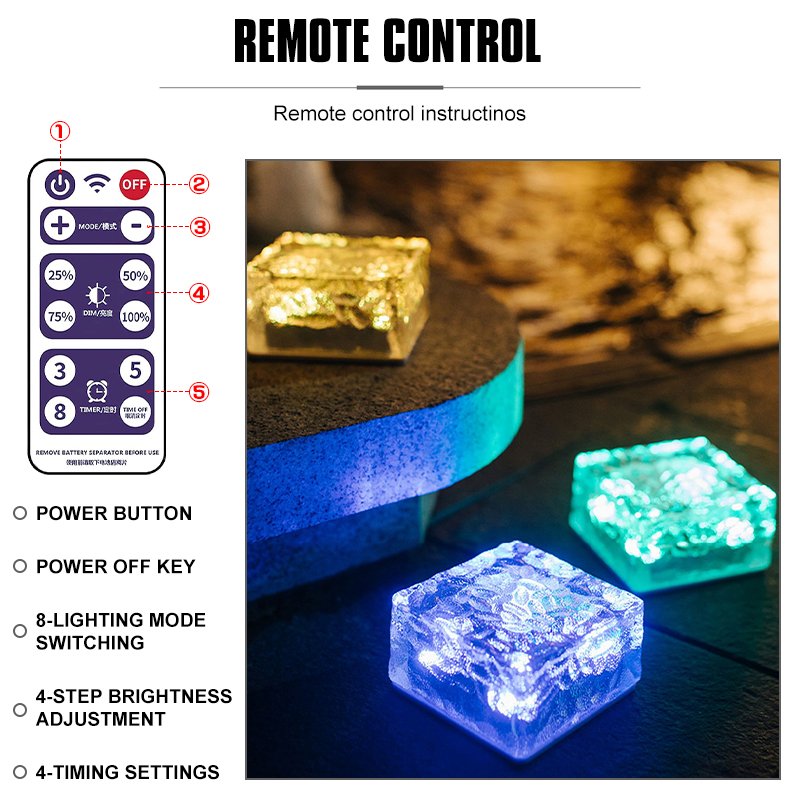 Solar-LED-Clear-Ice-Cube-Light-Garden-Ice-Brick-Colorful-Night-Lamp-Waterproof-Patio-Lawn-Landscape