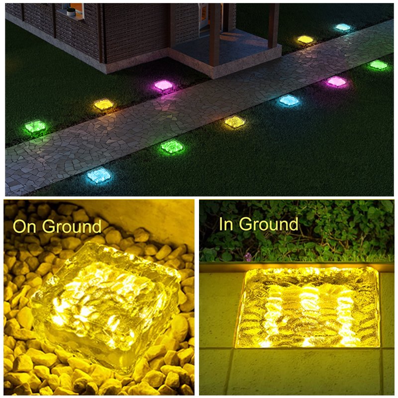 Solar-LED-Clear-Ice-Cube-Light-Garden-Ice-Brick-Colorful-Night-Lamp-Waterproof-Patio-Lawn-Landscape