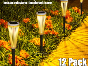 ZRE-SOLAR Solar Lights Outdoor Garden LED Lamps Waterproof For Lawns Landscape Path Yard Backyard Lightings Patio Gardening Pathway Decors