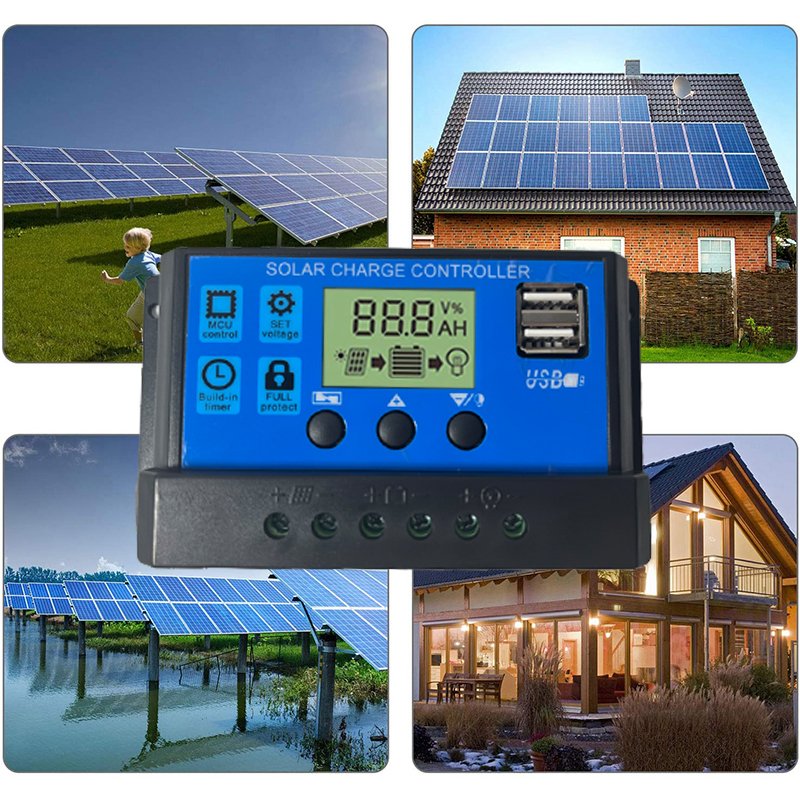 Solar-Panel-Power-System-30W-Solar-Panel-Battery-Charger-1000W-Inverter-USB-Complete-Controller-Kit-Home