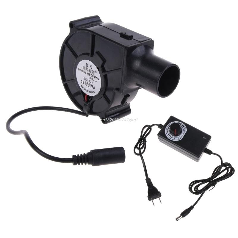 US-EU-Plug-BBQ-Fan-Air-Blower-12V-Large-Air-Flow-110V-220V-AC-Powered-Fan