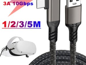 ZRE-AECHRDC USB A to USB C 10Gbps 5m Cable 3A USB3.2 Gen1 Fast Charge for Oculus Quest 1/2 Link VR Headset Data Transfer USB-A VR Accessorie