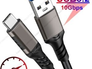 ZRE-AECHRDC USB3.2 10Gbps Cable USB Type A to USB C 3.1/3.2 Gen2 Cable Data Transfer USB C SSD Hard Disk Cable 3A 60W QC 3.0 Fast Charging