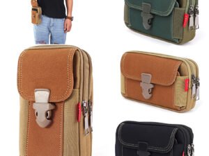 ZRE-AEPHBAG Universal Canvas Waterproof Mobile Phone Bag For Samsung/iPhone/Huawei/HTC/LG/Xiaomi Wallet Case Belt Pouch Coin Purse Cover
