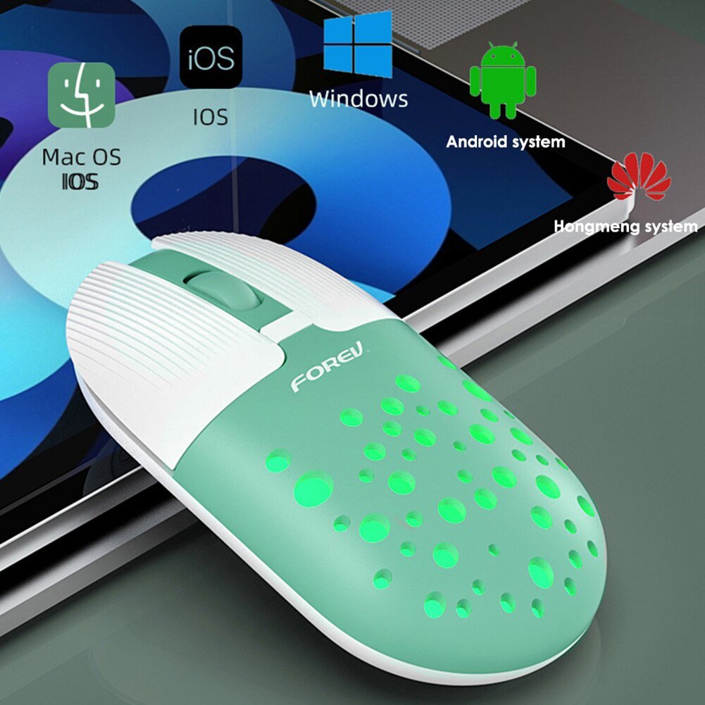 Wireless-2-4G-Bluetooth-Mouse-RGB-TYPE-C-Charging-Single-mode-1200Dpi-Rechargeable-Office-Gamer-Computer