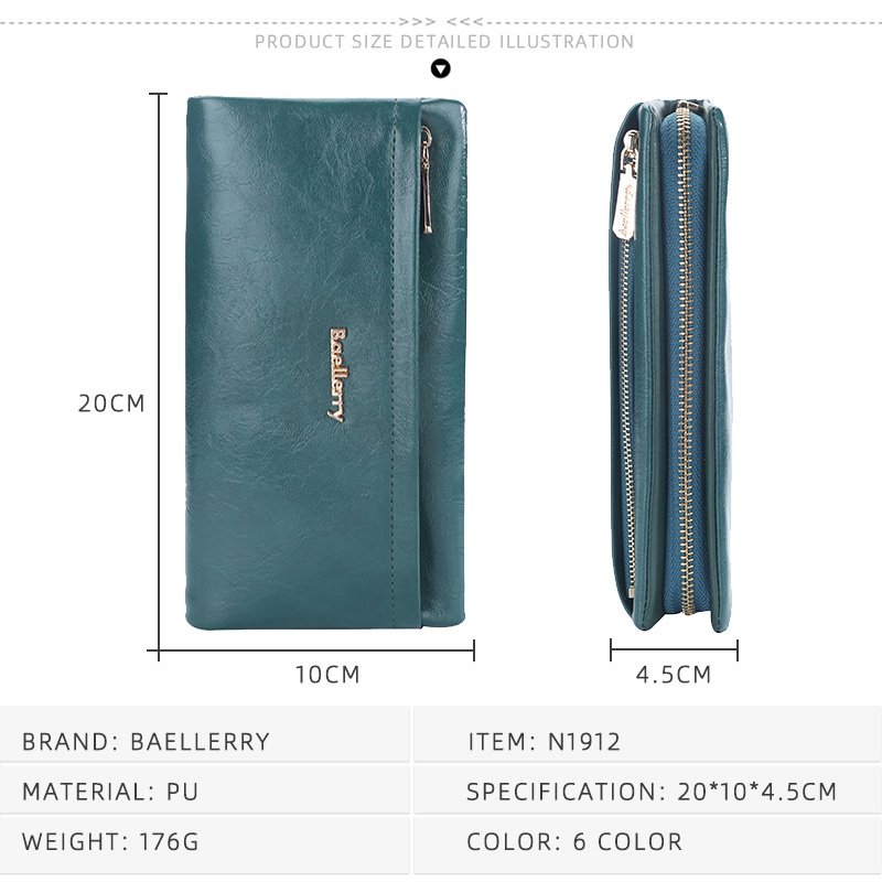 Womens-Wallets-Large-Capacity-Long-Purses-for-Women-with-Zipper-Coin-Pocket-Quality-Red-Soft-Leather