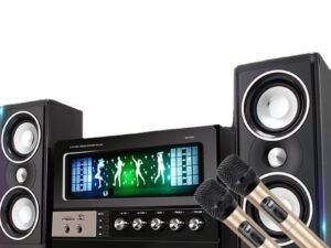 ZRE-AEHMTHTR Wooden 2.1 Subwoofer Wireless Stereo K Song Speaker Computer Audio Home Theatre System TV Bluetooth Speakers With Remote Control