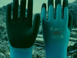 ZRE-AESKIIN Working Gloves Winter Fishing Gloves Durable High Quality Work Thickening Gloves Velvet Gloves Rubber All Safety Plus Water J0j7