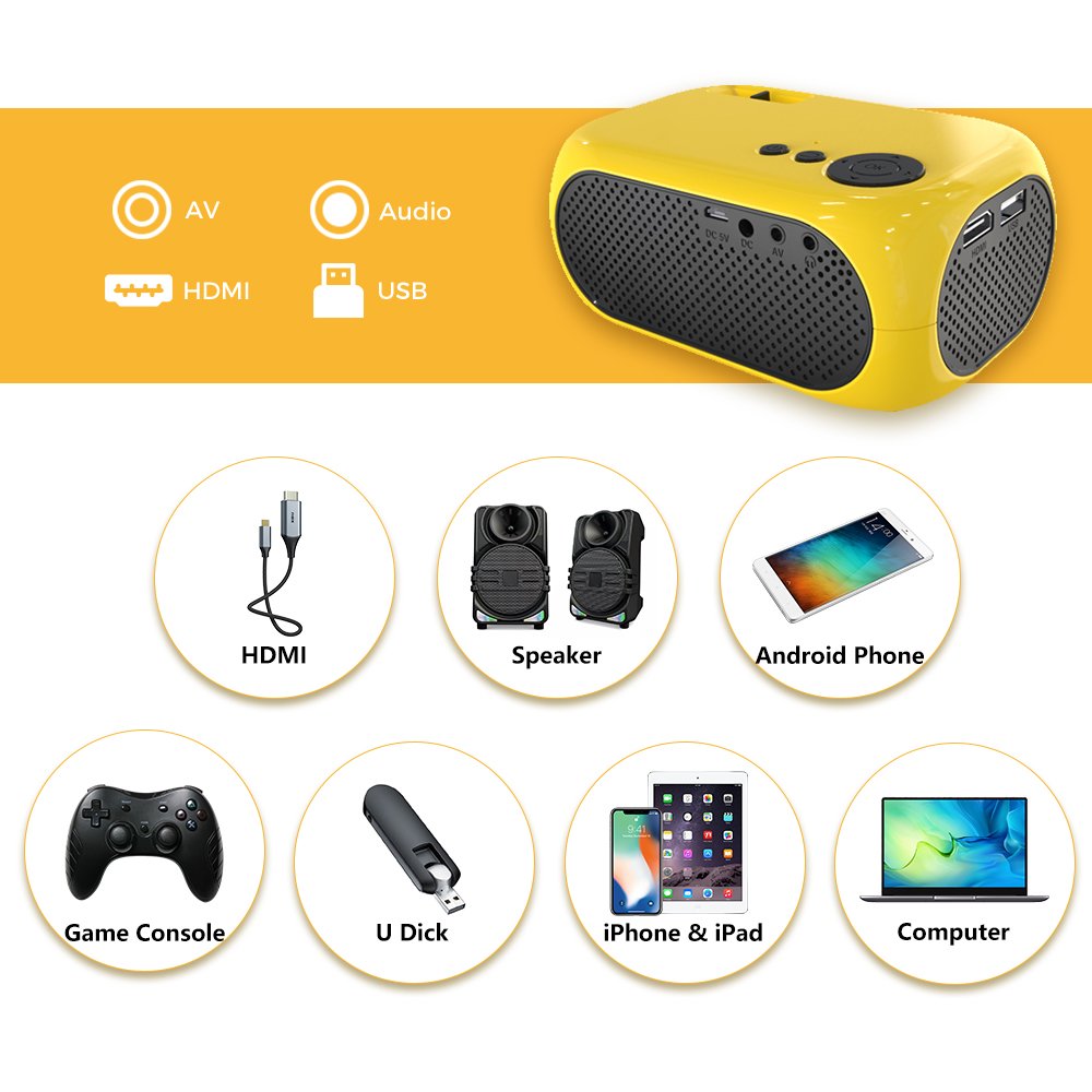 XIDU-Mini-Projector-Support-1080P-Full-HD-Native-480P-LED-Projector-For-Android-Phone-iPhone-iPad