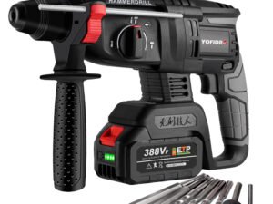 ZRE-AEELHMR Yofidra 26MM Brushless Electric Hammer Electric Pick Impact Drill Multi-function Cordless Rotary Tool For Makita 18V Battery