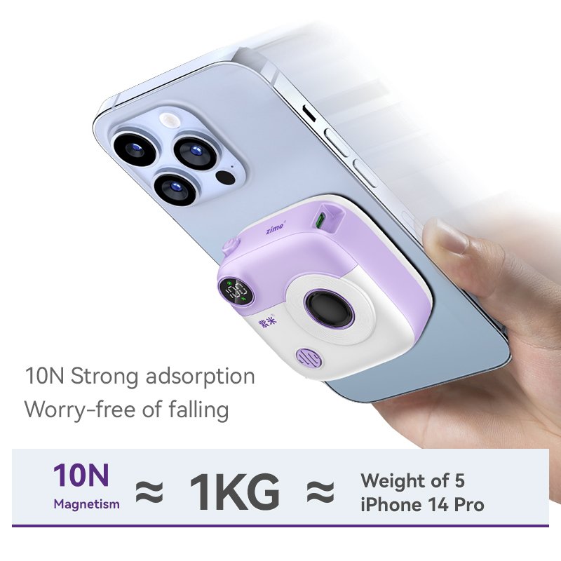 Zime-10000mAh-Power-Bank-Magnetic-20W-Fast-Charging-Wireless-Mini-Powerbank-for-iPhone14-13-Pro-Xiaomi